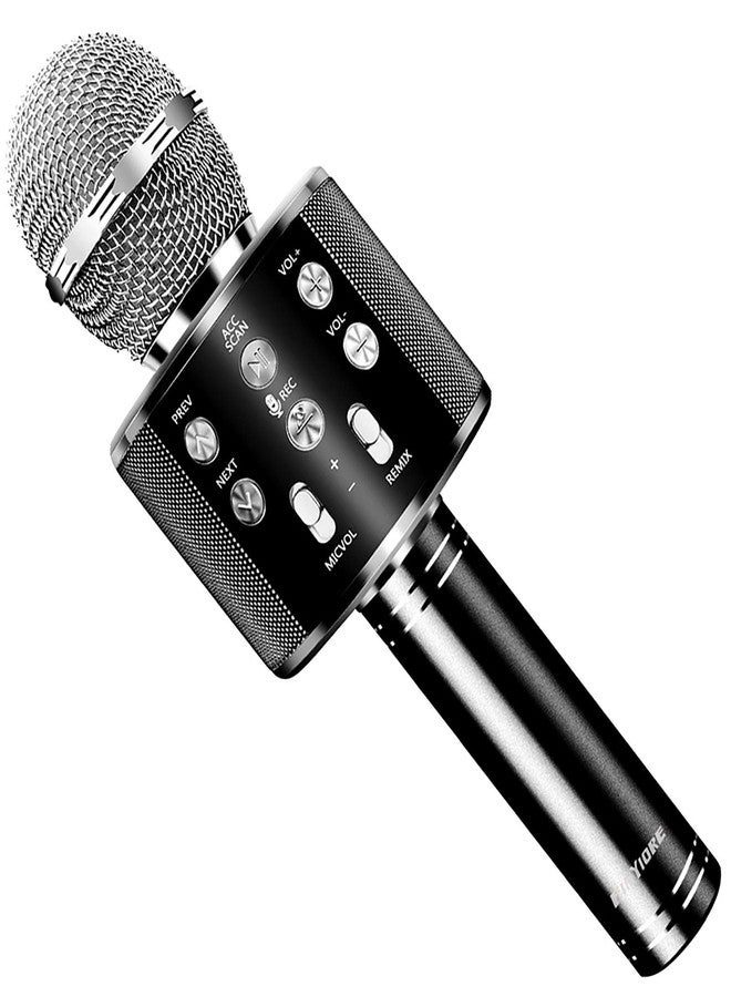 FINYIORE Microphone for Kids, Voice Changing Karaoke Micorphones Boys Girls Gifts for Kids Party Singing Microphone, White Elephant Gift for Adults - Image 1